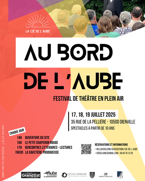 Affiche Festival Au Bord de l'Aube