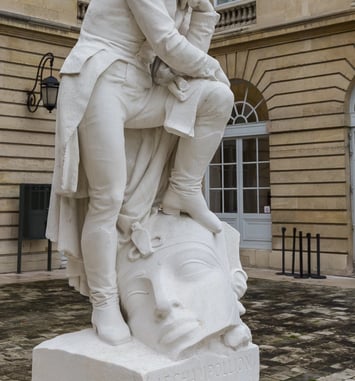 Bartholdi, Champollion et le sphinx