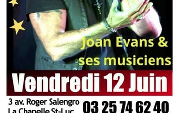 Soirée Dîner et Concert avec Joan Evans et ses Musiciens
