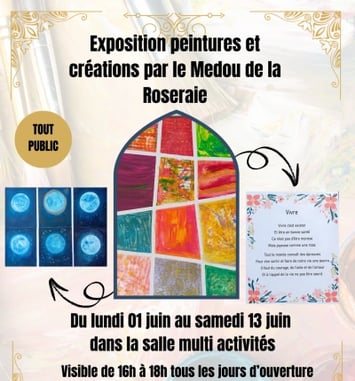 Exposition de peintures et de poèmes