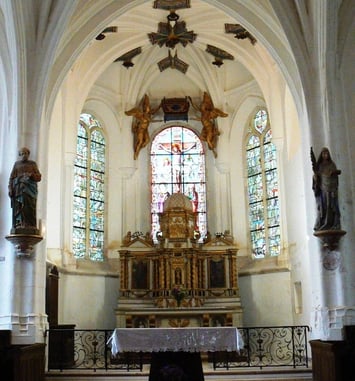 Découverte commentée d'une église du XVIe siècle et son tombeau