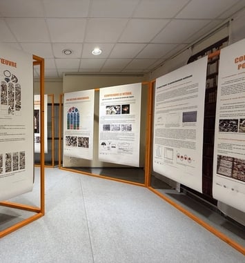 Venez voir une exposition sur la restauration des vitraux et des sculptures