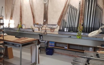 Découvrez un atelier de facture d'orgues