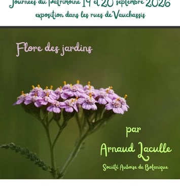 Exposition sur la flore des jardins