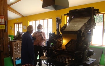 Visite guidée de l'atelier-musée Les Amis de Gutenberg