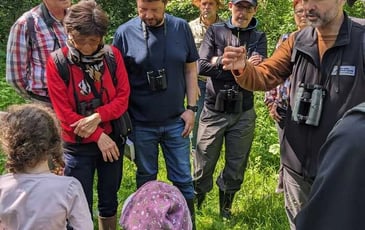 Visite guidée d'un des derniers marais tourbeux de Champagne crayeuse