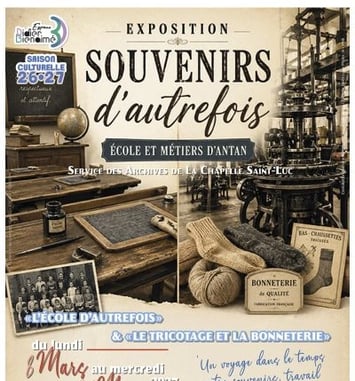 Souvenirs d'autrefois : École et métiers d'antan
