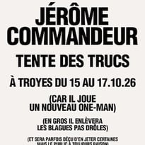 Il a le trac, il sue mais il est heureux