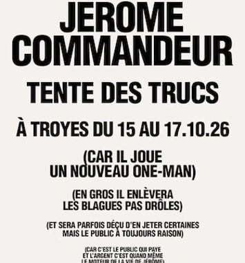 Il a le trac, il sue mais il est heureux