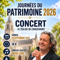 Concert à l'église de Chauchigny interprété par Gérard Piccioli