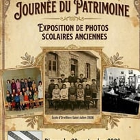 Exposition de photos scolaires anciennes