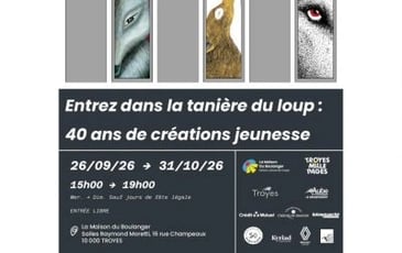 Entrez dans la tanière du loup : 40 ans de créations jeunesse