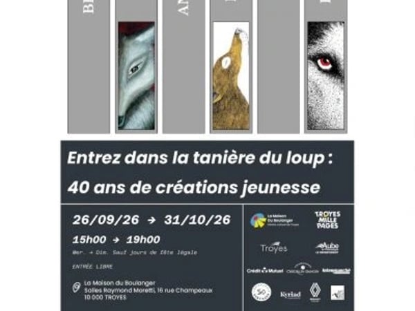 Entrez dans la tanière du loup : 40 ans de créations jeunesse