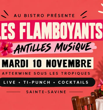 Les Flamboyants, concert de musique antillaise au Bistro