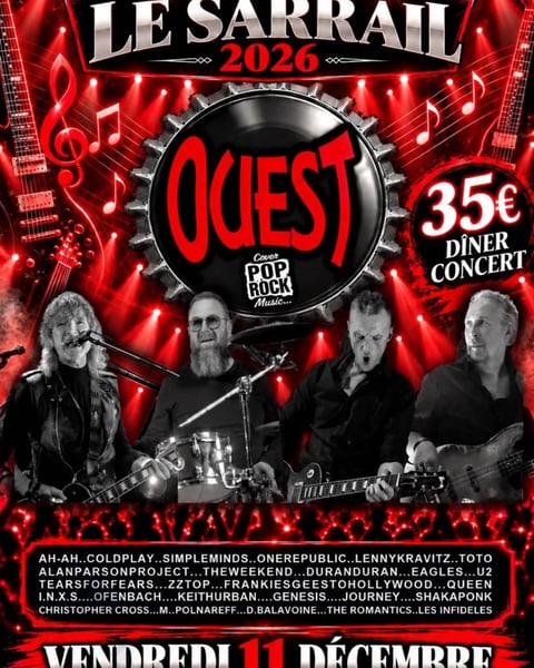 Soirée Pop-Rock avec le groupe OUEST