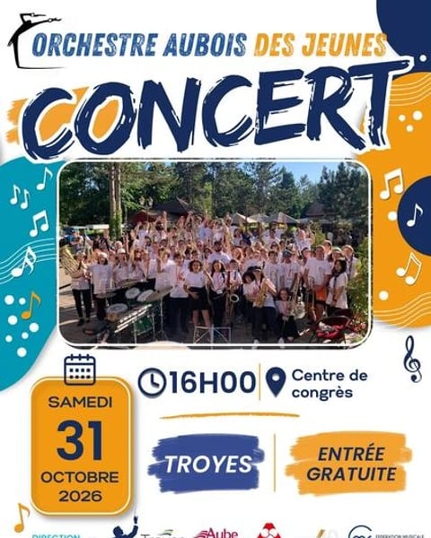 Concert de l’Orchestre Aubois des Jeunes
