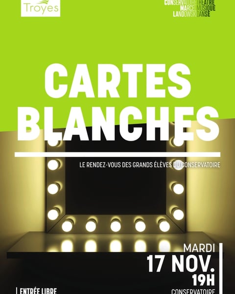 Cartes blanches